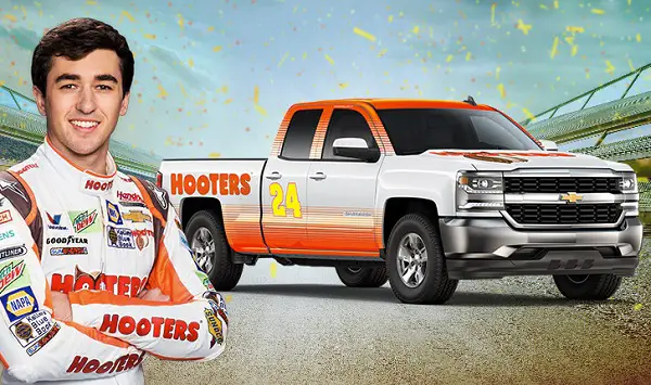 Hooters Win a Truck Sweepstakes