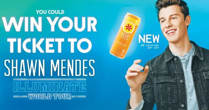 Izze Fusions Shawn Mendes Sweepstakes