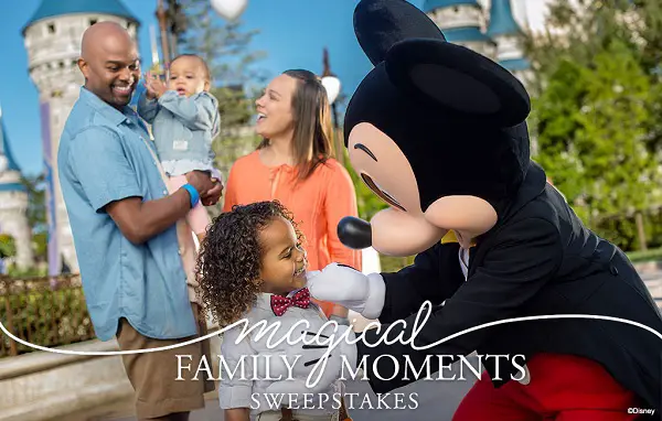 Magical Family Moments Sweepstakes