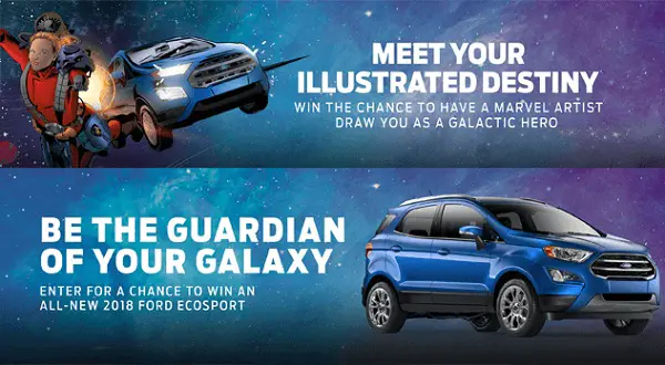 Marvel’s Guardians Of The Galaxy Unstoppable You Ford Sweepstakes