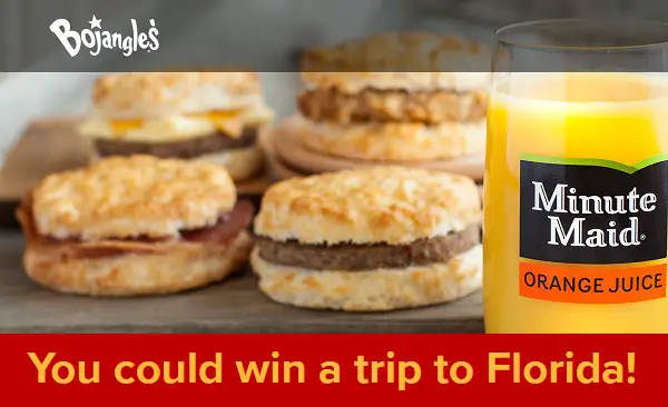 Bojangles' and Minute Maid Sweepstakes and Instant Win