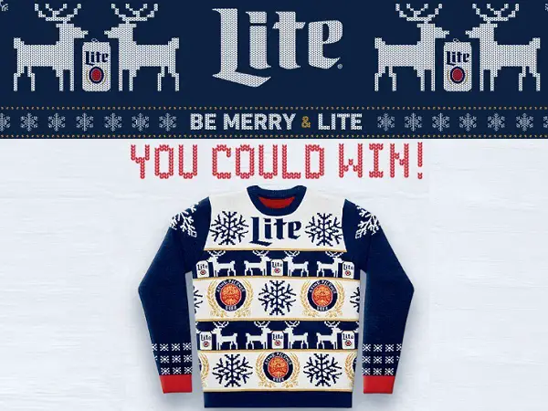 Miller Lite Ugly Sweater Instant Win Game