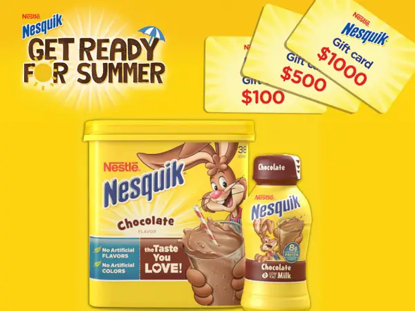 Nesquik Summer Sweepstakes