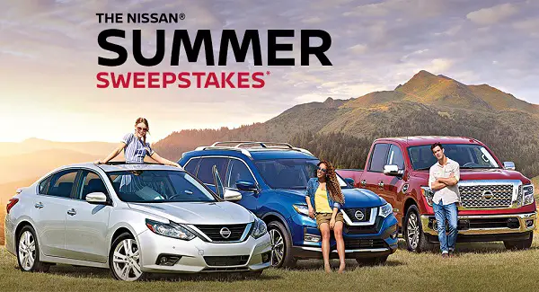 Nissan Summer Sweepstakes: Win Your Choice of Nissan Car
