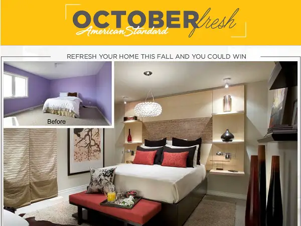 American Standard OctoberFresh Sweepstakes