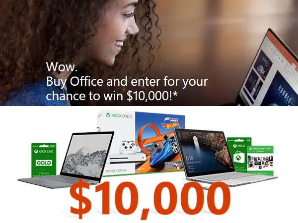 Wow. Win with Office Sweepstakes