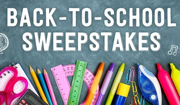 Parents Magazine Back To School Sweepstakes 2019