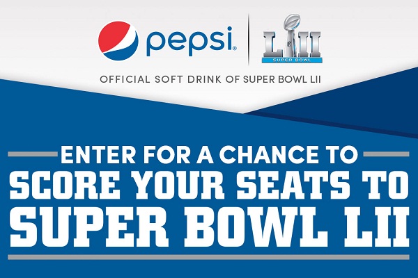 Pepsi NFL “Super Bowl LII” Sweepstakes
