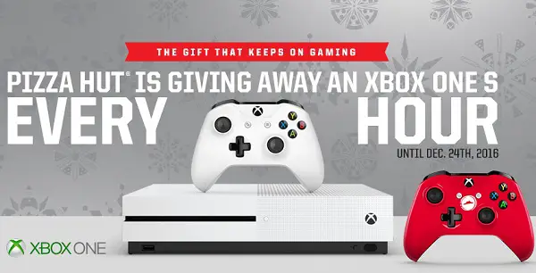 Pizza Hut’s Holiday Triple Treat Box Hourly Xbox One S IWG & Sweeps