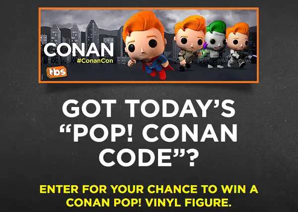 Conan Pop! Figure Sweepstakes