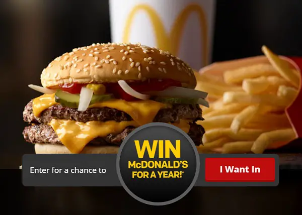 Quikly McDonald’s Go for the Golden Arches Sweepstakes