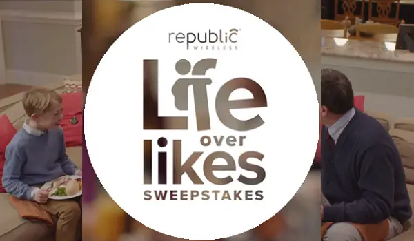 Republic Wireless Life over Likes Sweepstakes