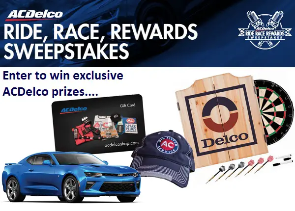 ACDelco Ride Race Rewards Sweepstakes