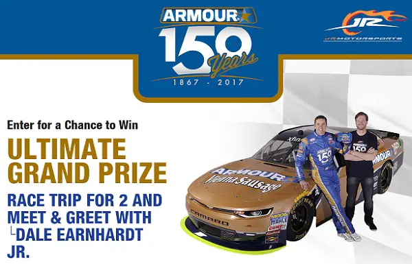 Armour 150th Anniversary Sweepstakes