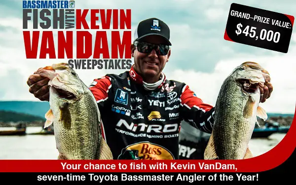 The “Fish With Kevin Vandam” Sweepstakes