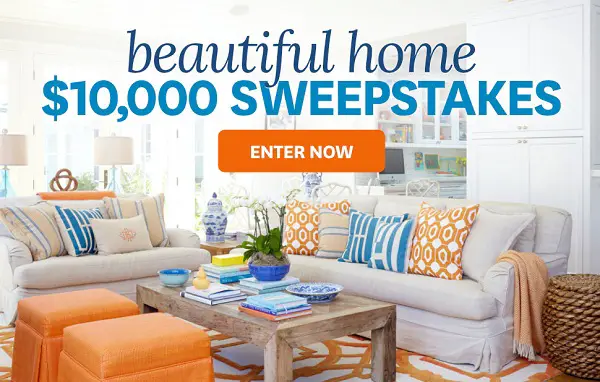 BHG $10,000 Beautiful Home Sweepstakes