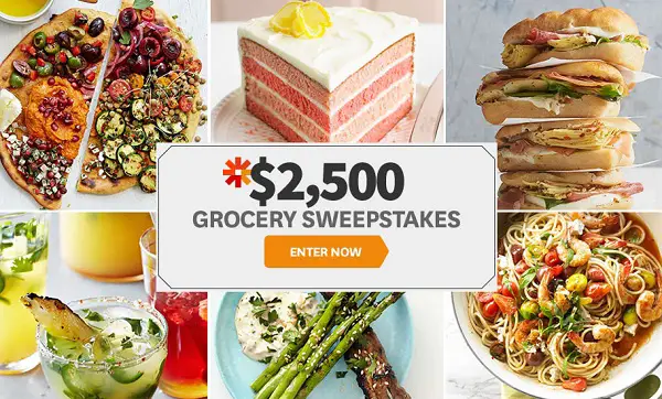 Win $2500 cash in BHG Grocery Sweepstakes