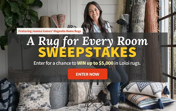 Better Homes & Gardens A Rug for Every Room Sweepstakes