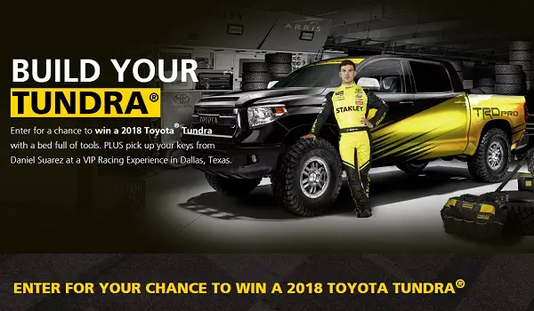 Build Your Tundra Sweepstakes