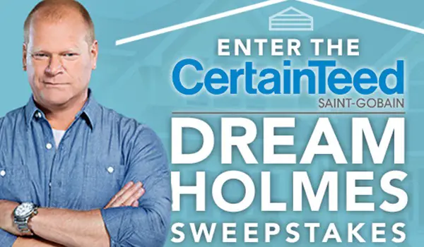 CertainTeed Living Spaces DREAM HOLMES Sweepstakes