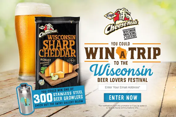 Saputo & Frigo Cheese Heads Cheesetoberfest Sweepstakes