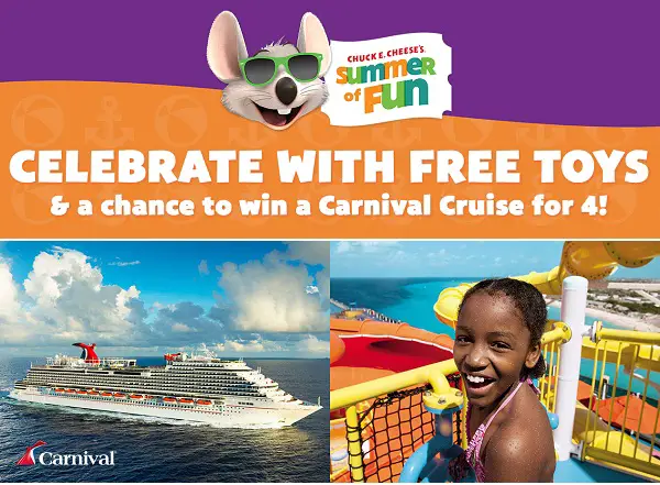 The Chuck E. Cheese’s Summer of Fun Sweepstakes