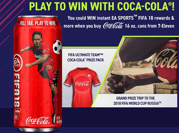 Coca-Cola and 7-Eleven EA SPORTS™ FIFA 18 Instant Win