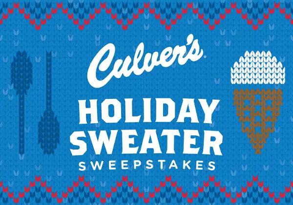 Culver’s Holiday Sweater Sweepstakes