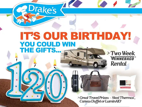 Drake’s Cake 120th Anniversary Promotion
