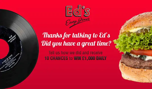 Ed’s Easy Diner Survey : Win $1000 Daily