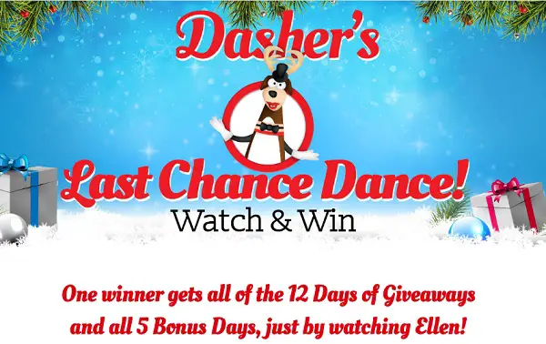 Ellen Dasher’s Last Chance Dance! Contest