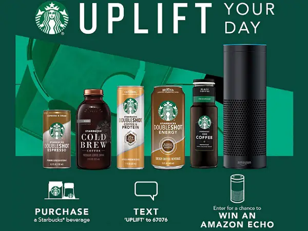 Starbucks “Uplift Your Work Day 2017” Sweepstakes