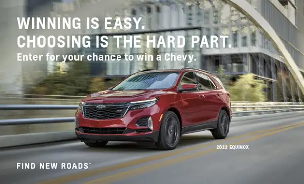 Win A Chevy Sweepstakes 2024
