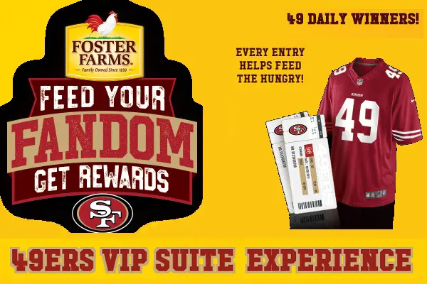 Foster Farms Feed Your Fandom Instant Win Game