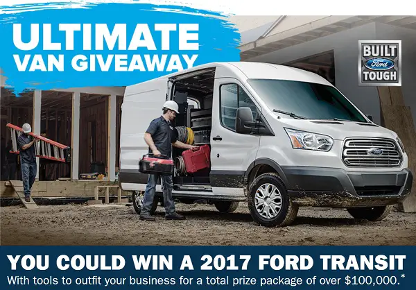 Ford Ferguson Ultimate Van Giveaway Sweepstakes