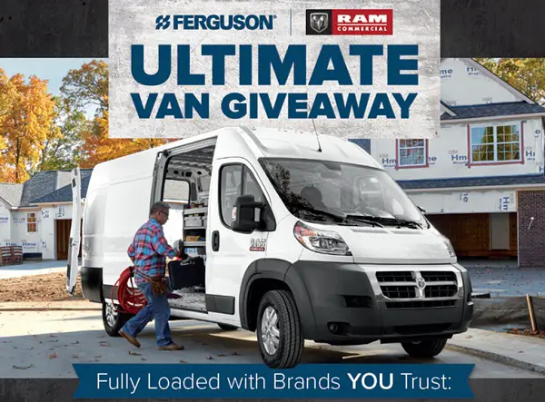 Ferguson.com Ram Van Giveaway: Win 2019 ProMaster Van!
