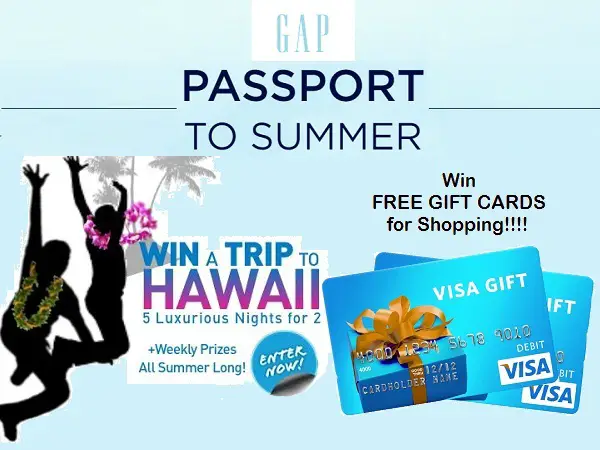 GAP Passport to Summer Sweepstakes