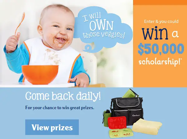 MyGerber Goals Instant Win Game Sweepstakes