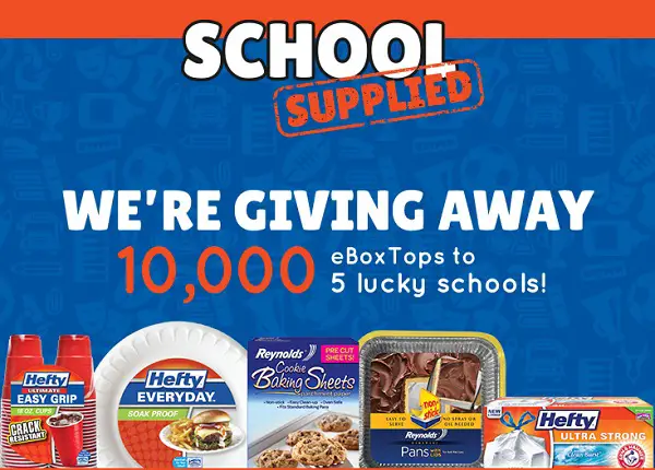 Hefty and Reynolds School Supplied Sweepstakes