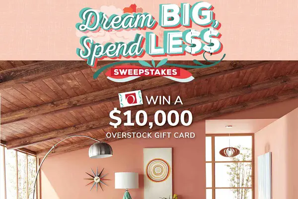 HGTV Overstock.com Dream Big, Spend Less Sweepstakes