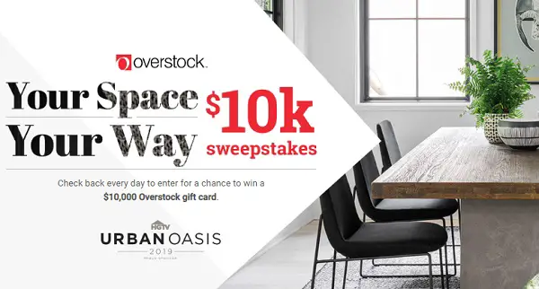 HGTV.com Your Space Your Way Sweepstakes