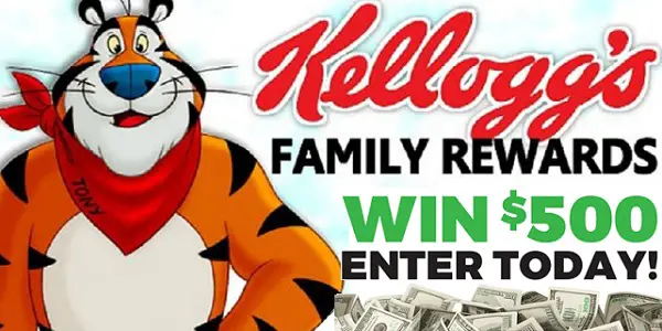 Kellogg’s Family Rewards $500 Giveaway