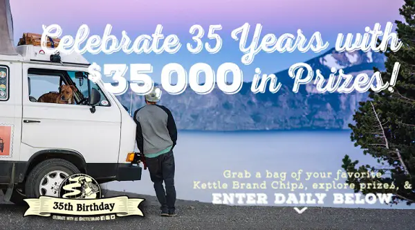 Kettle Brand 35th Birthday Sweepstakes