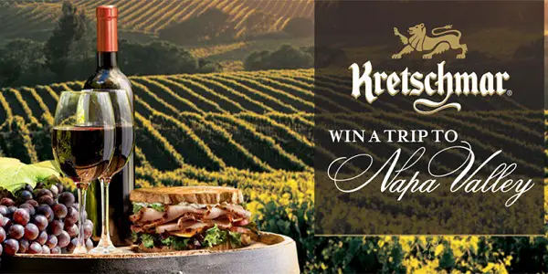 Kretschmar Napa Valley Recipe Contest & Sweepstakes