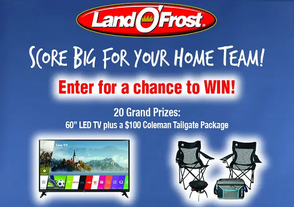 Land O’Frost “Score Big For Your Home Team” Sweepstakes