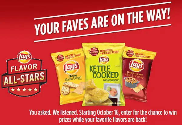 Lay’s Flavor All-Stars Promotion
