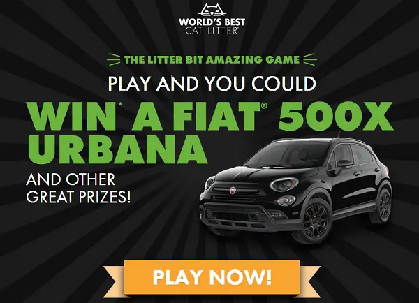 World’s Best Cat Litter The Litter Bit Amazing Game Sweepstakes