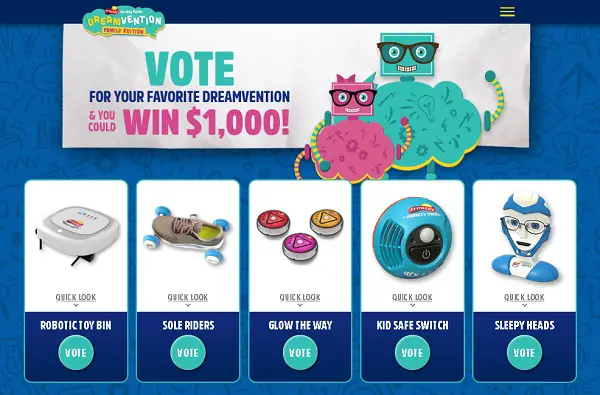 Frito-Lay My Dreamvention Family Edition Voting Sweepstakes