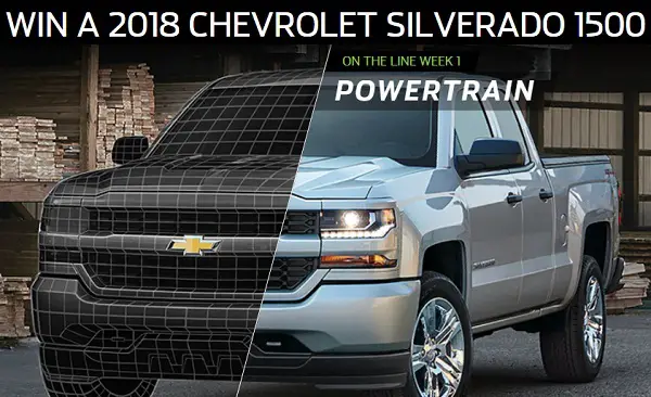 Nascar.com Chevrolet Playoffs Promotion Sweepstakes: Win 2018 Chevrolet Silverado 1500