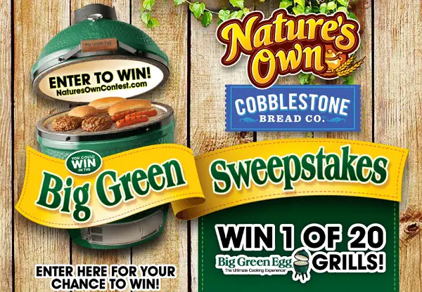 Nature’s Own “Big Green” Sweepstakes